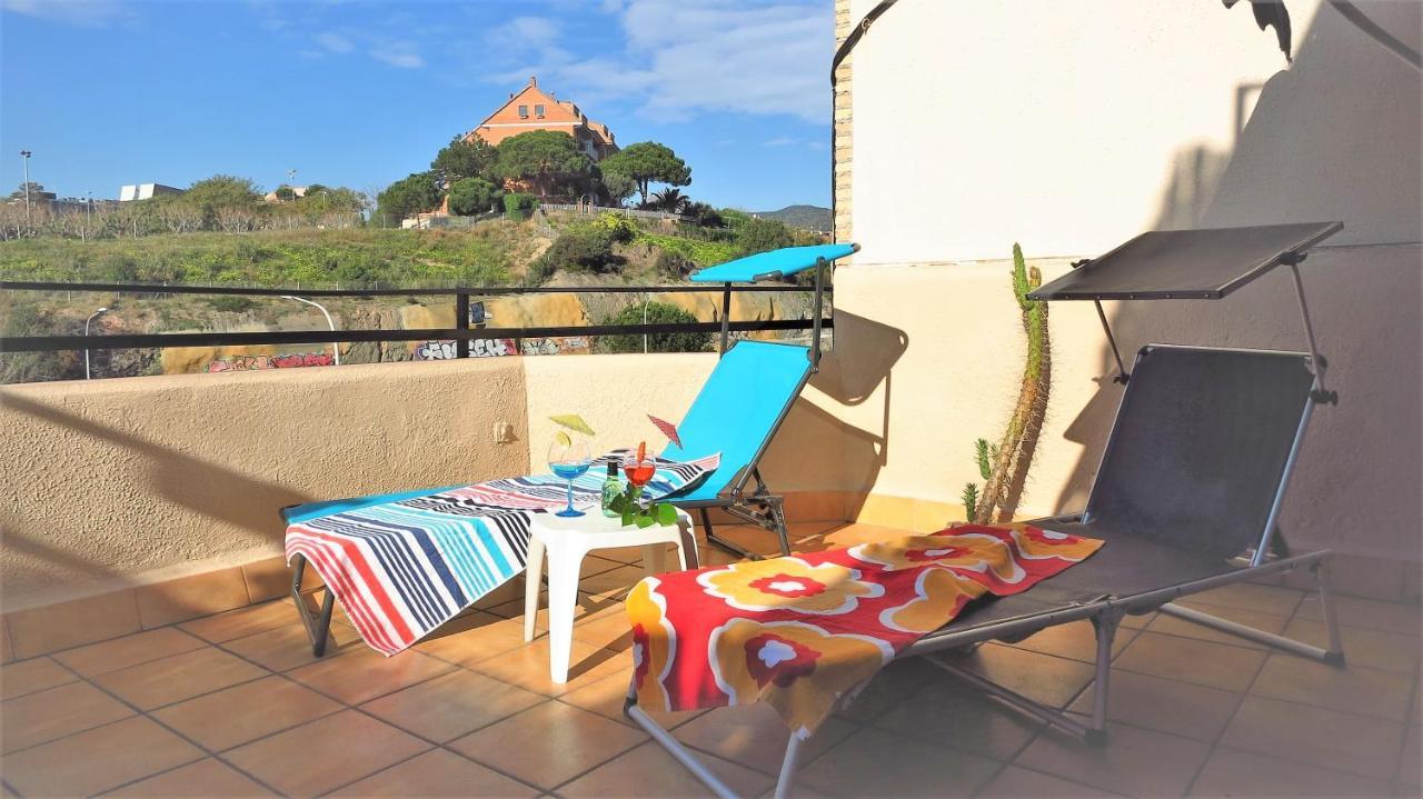 Claire Seaview & Beach-Apartment Montgat Εξωτερικό φωτογραφία